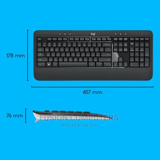 LOGITECH Mk540 Advanced Wireless Keyboard And Mouse Combo - thumbnail 3