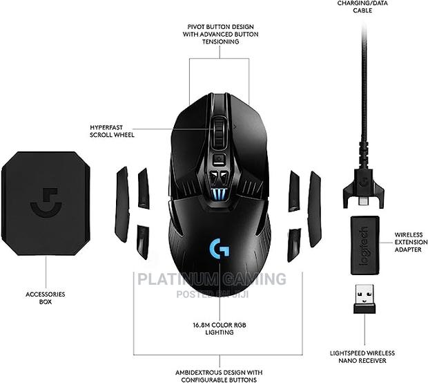 Logitech G903 Lightweight Gaming Mouse Wirelesss - thumbnail 2