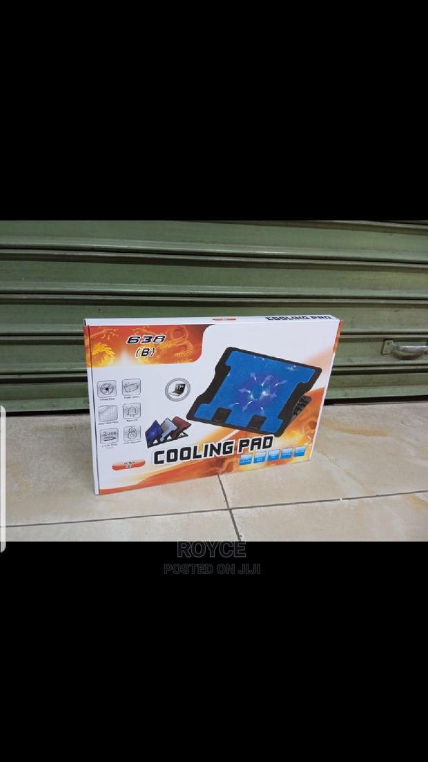 Adjustable Laptop Stand With Fan - thumbnail 4