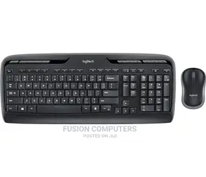Logitech Wireless Desktop Mk330 - Black