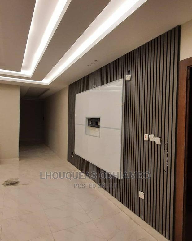 Wpc Fluted Wall Panel Tv Unit - thumbnail 4