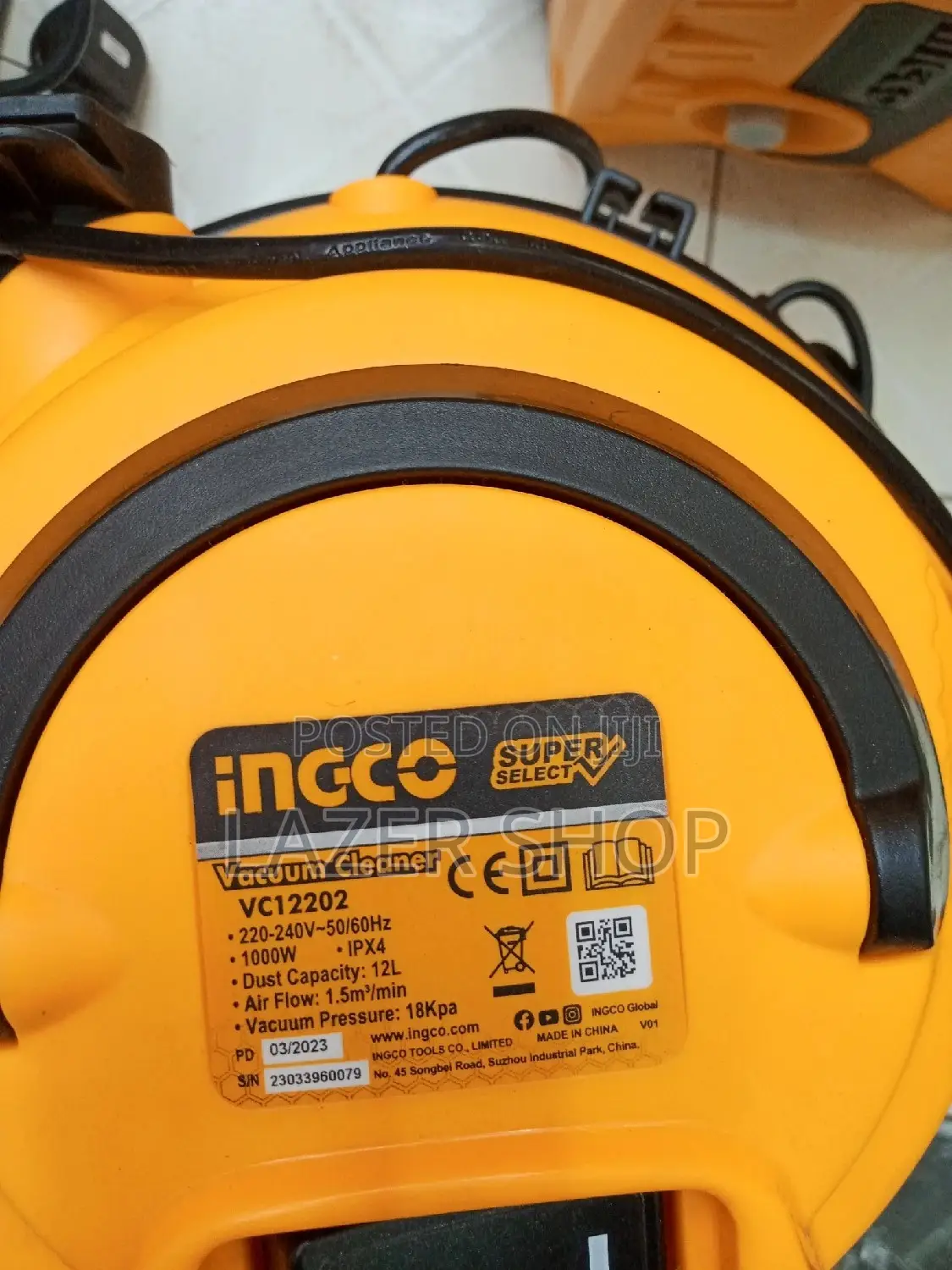 12L Vacuum Cleaner