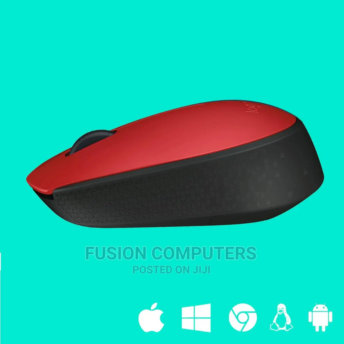 Logitech M171 Wireless Mouse Red