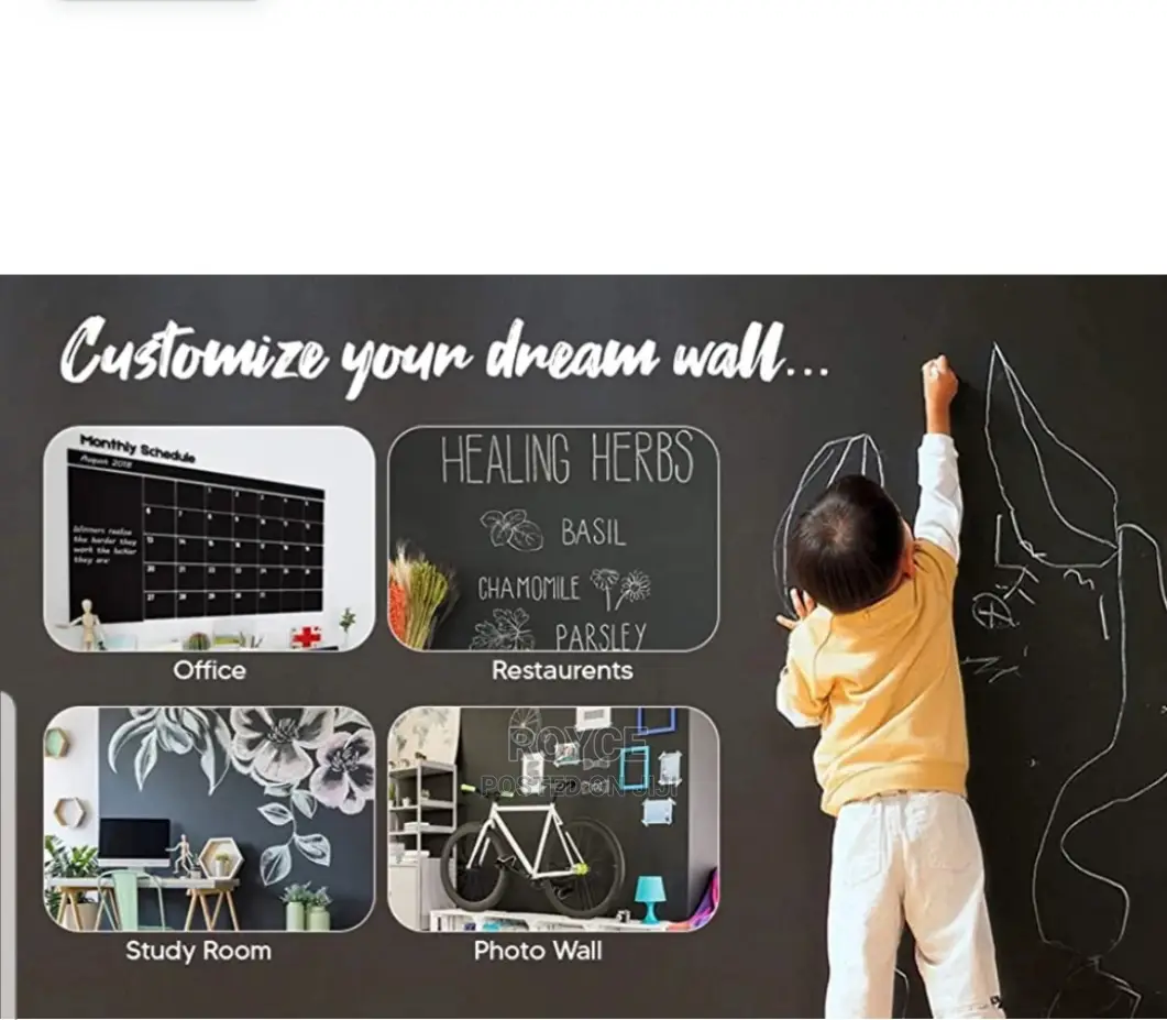 Black Board Sticker-(60*200cm)