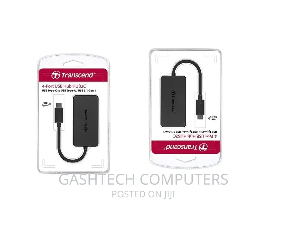 Transcend 4-Port HUB USB 3.1 Gen 1 Type C,