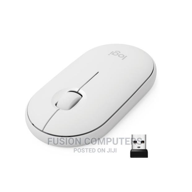 LOGITECH Pebble M350 Wireless Mouse - Offwhite - main view