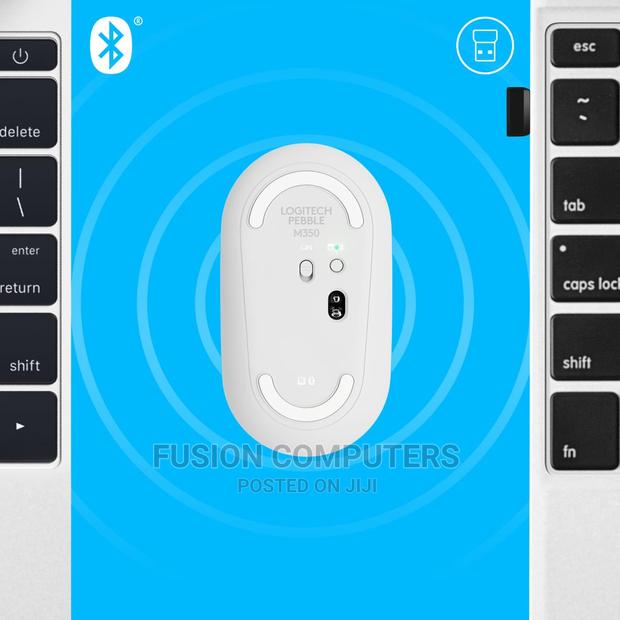 LOGITECH Pebble M350 Wireless Mouse - Offwhite - thumbnail 2