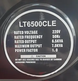 Aico 6.5kva Key Start Petrol Generator