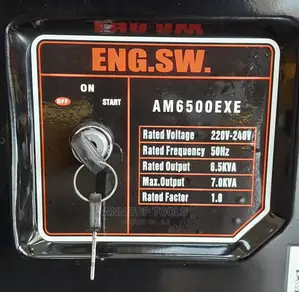Aico LT7500CLE 7.5kva Key Start Gasoline Generator