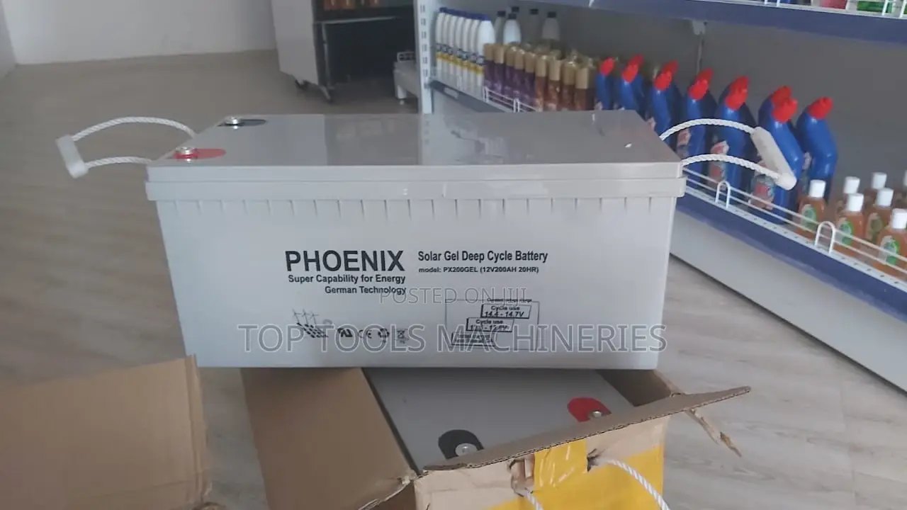 Germany Solar Gel Deep Cycle Battery Px200gel 12v 200ah 20hr