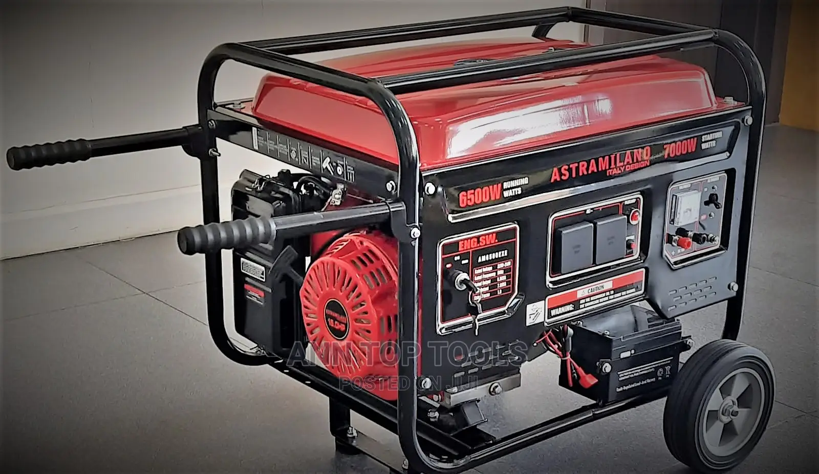 Astramilano AM6500EXE 6.5kva Key Start Petrol Generator Set