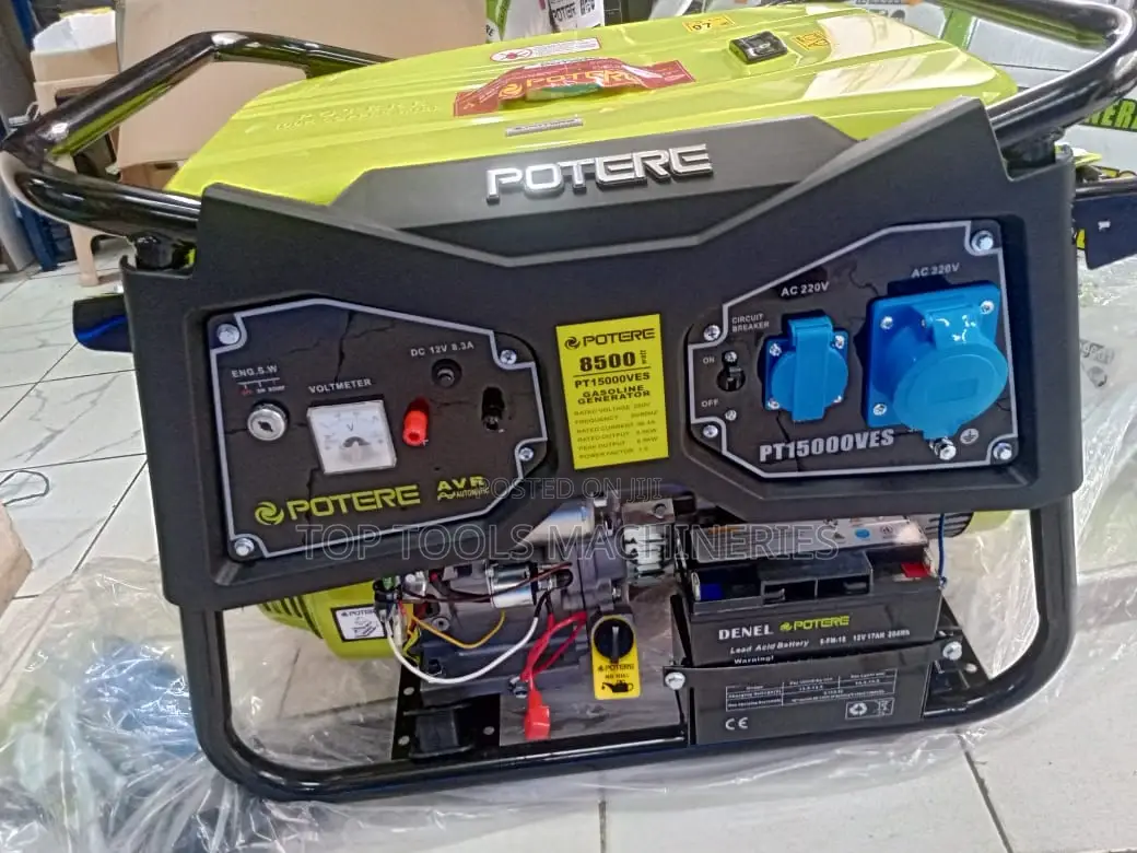 Potere Pt15000ves 10kva Petrol Backup Generator