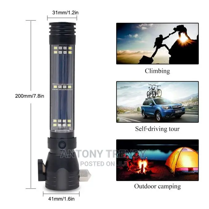 Powered Self Defence Led Flashlight Torch