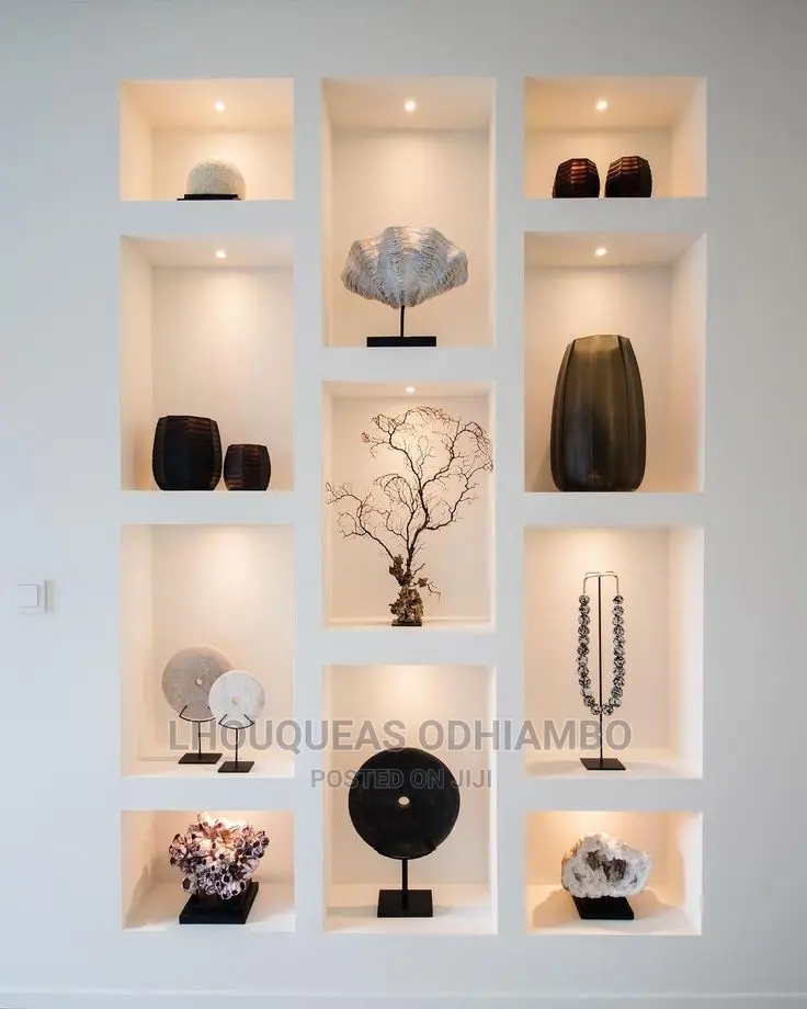 Gypsum Wall Unit TV Niche