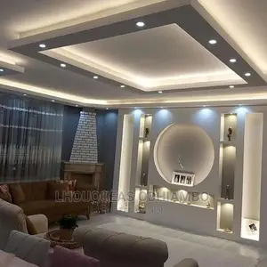 Gypsum Wall Unit TV Niche