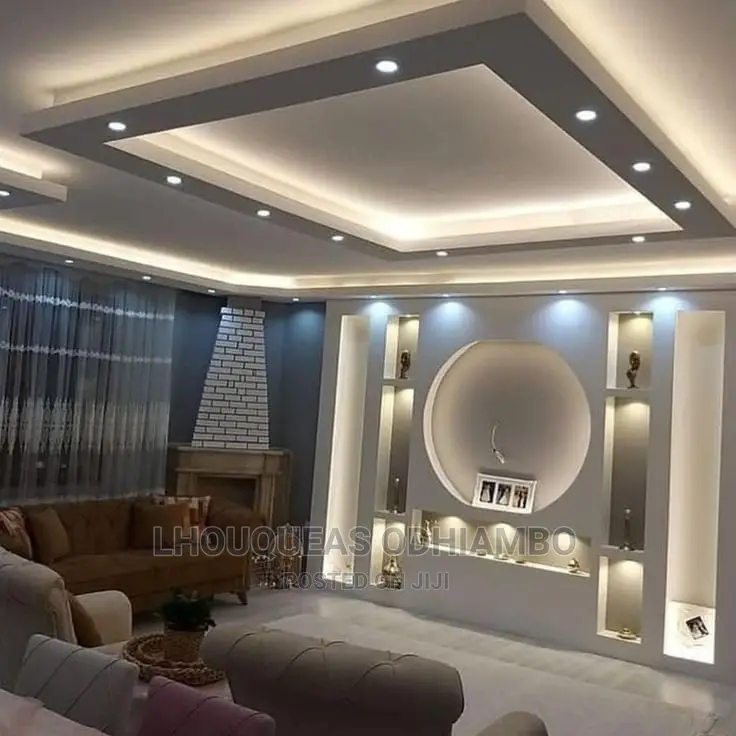 Gypsum Wall Unit TV Niche