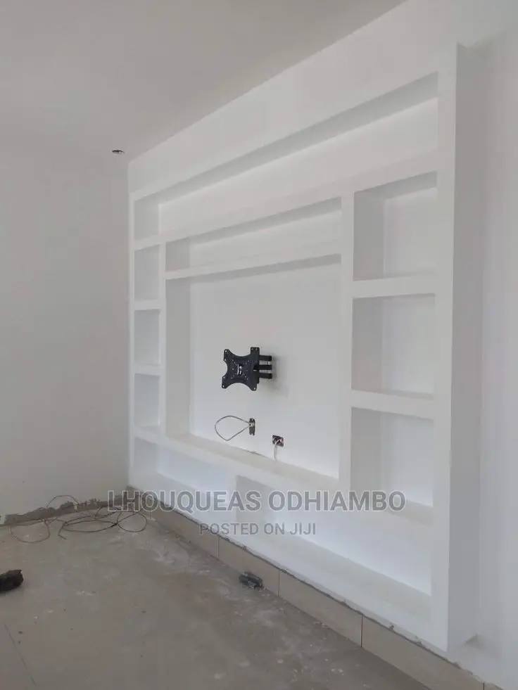 Gypsum Wall Unit TV Niche