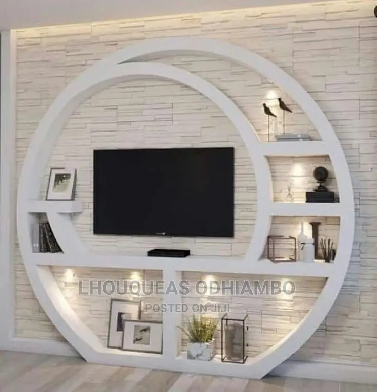 Gypsum Wall Unit TV Niche