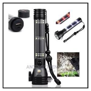 Generic LED Multifunctional Solar Flashlight USB Rechargeabl - thumbnail 2