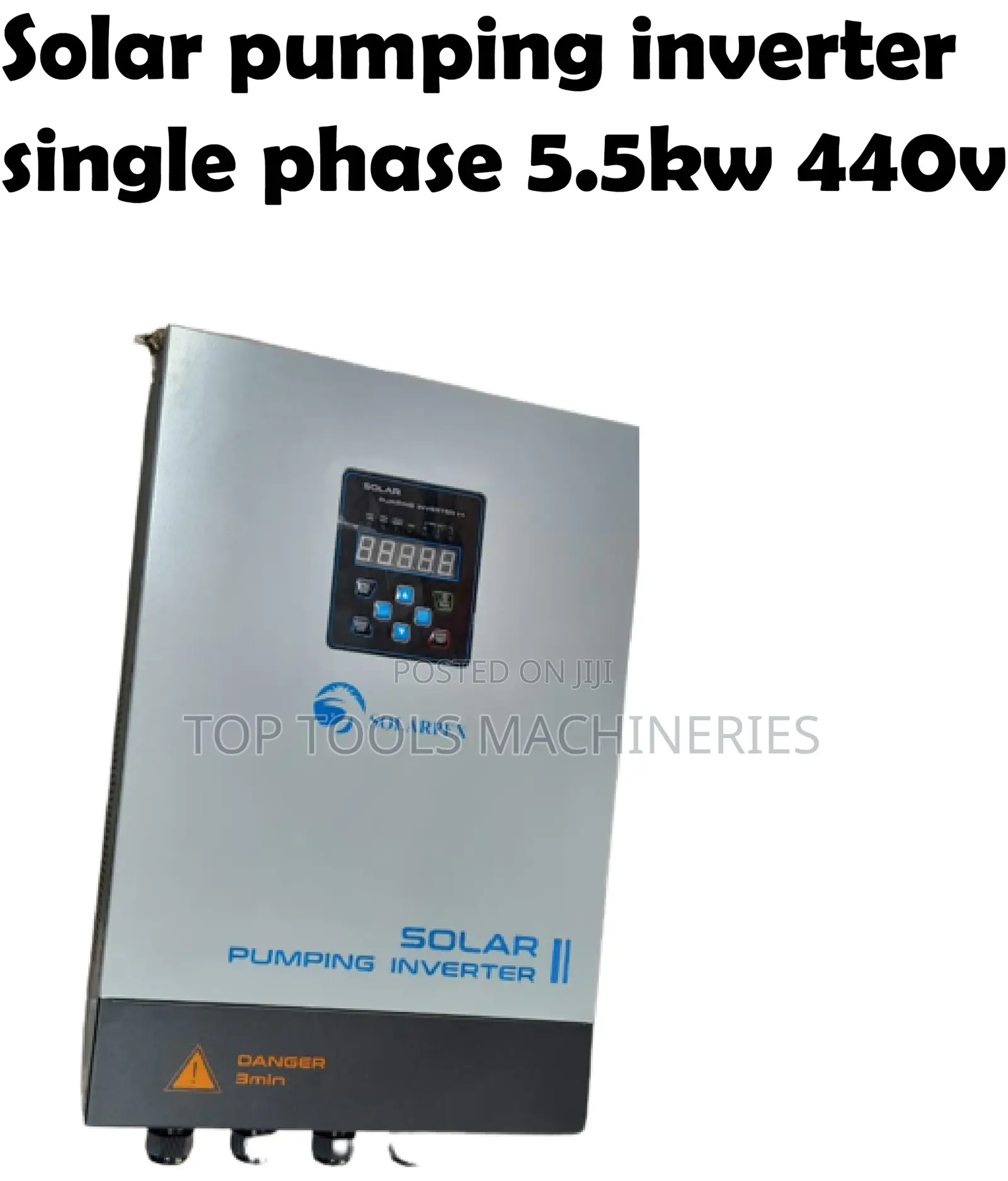 Solar Pumping Inverter Single Phase 5.5kw 440v