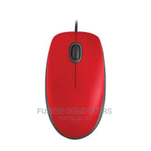 Logitech USB Silent Mouse M110 - Red