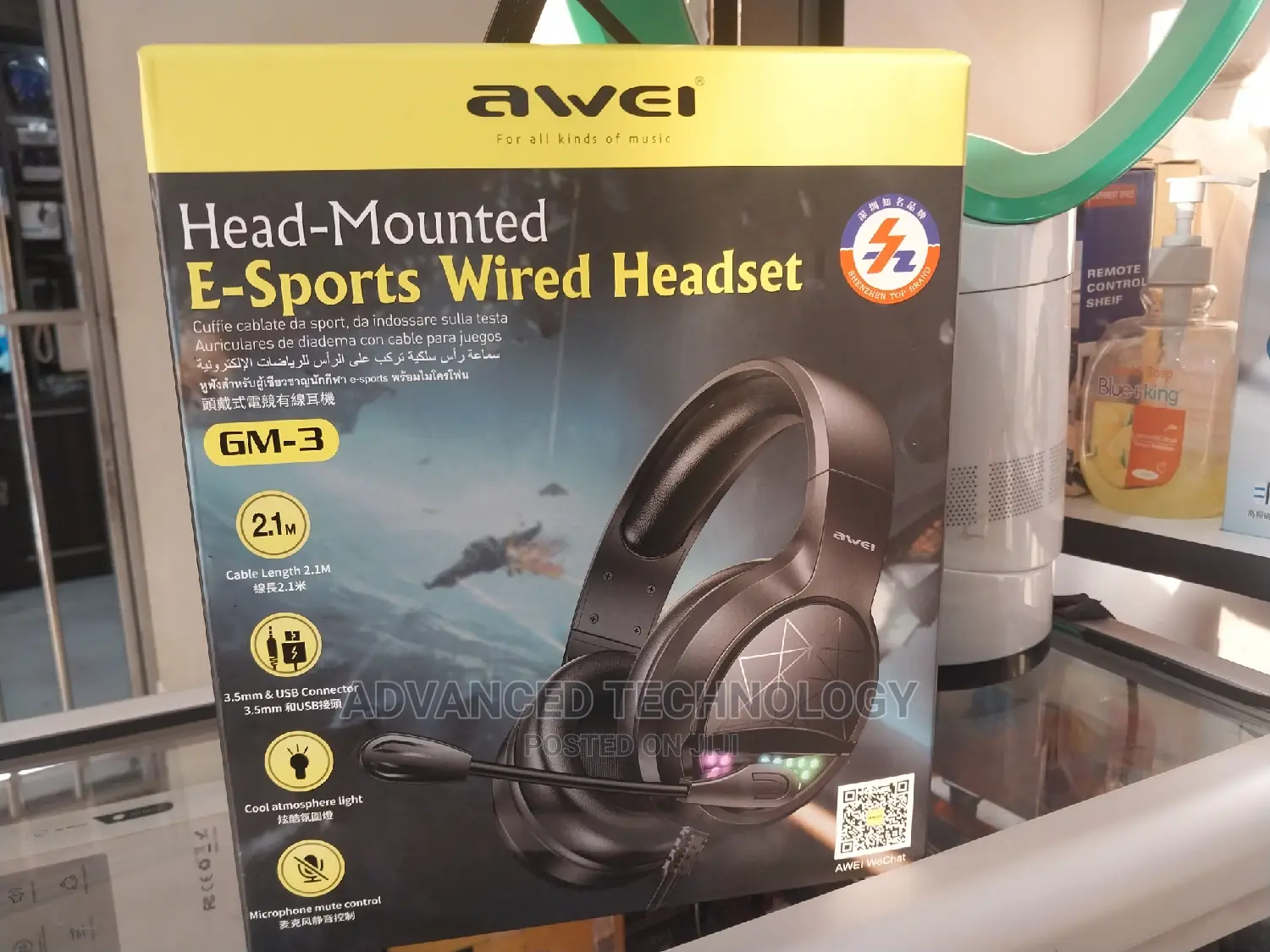 Awi Gm-3 Esport Wired Headphones With Mic