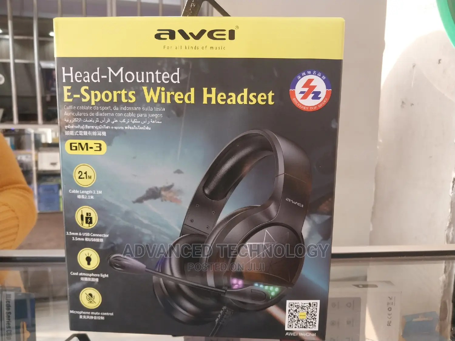 Awi Gm-3 Esport Wired Headphones With Mic