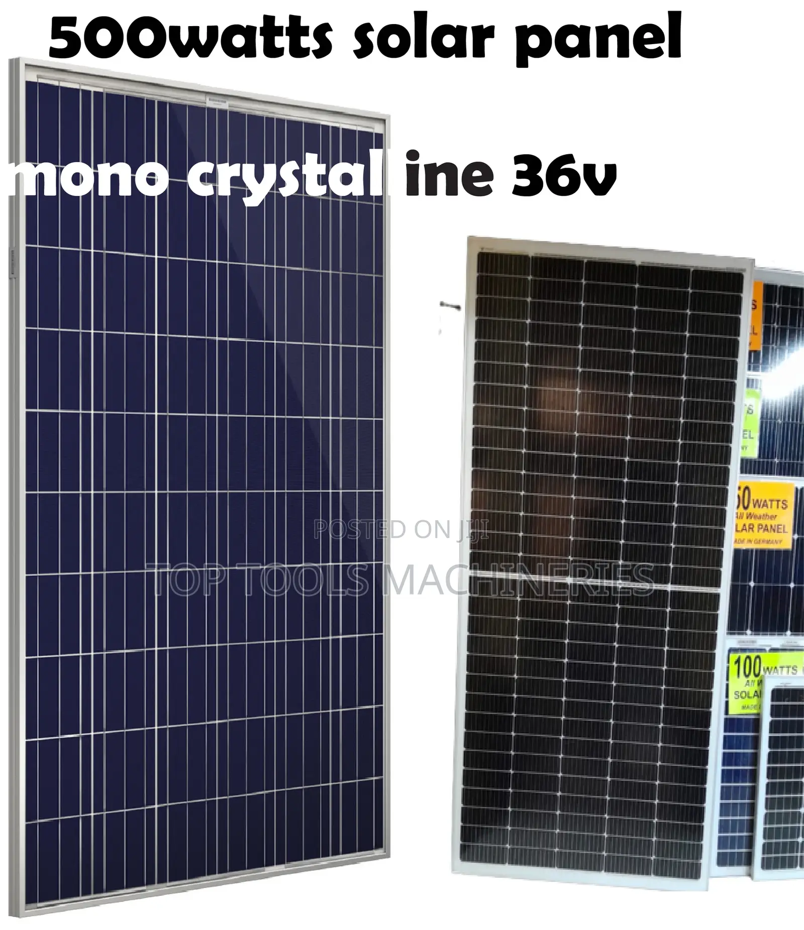 500watts Solar Panel Mono Crystalline 36v