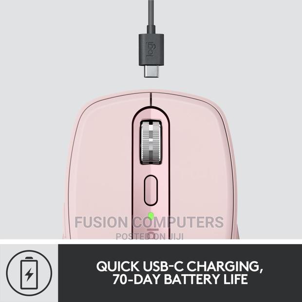 Logitech Mx Anywhere 3 Mouse Rose - thumbnail 4