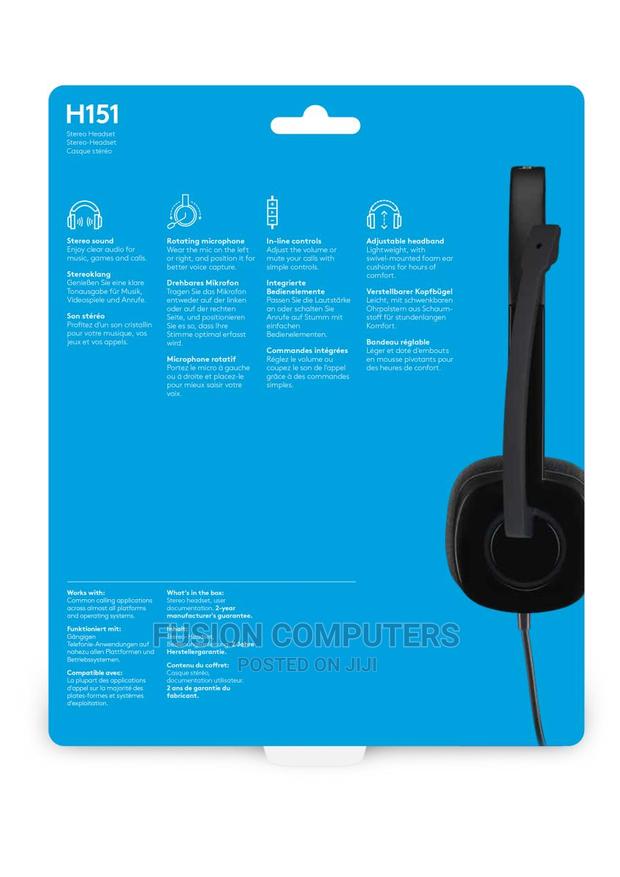 Logitech H151 -3.5mm - Stereo Headset - thumbnail 2