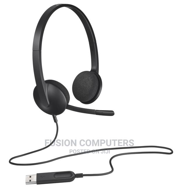 LOGITECH H340 - USB - Headset - Black - thumbnail 3