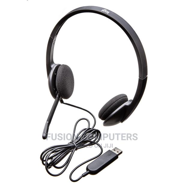 LOGITECH H340 - USB - Headset - Black - thumbnail 4