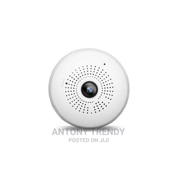 IP VR Camera Bulb Light Wifi Surveillance 360 Degree CCTV