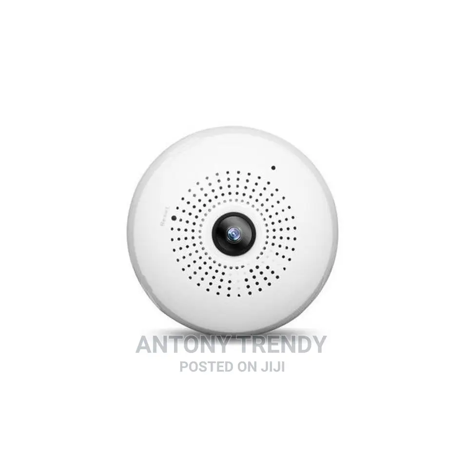 IP VR Camera Bulb Light Wifi Surveillance 360 Degree CCTV