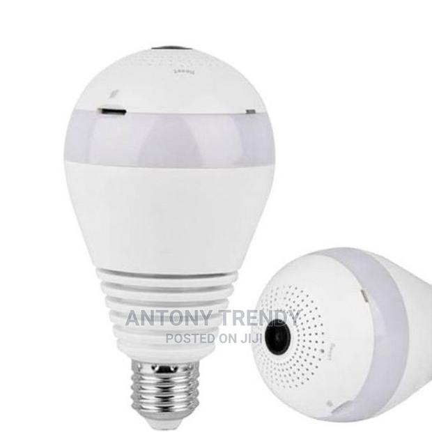 Camera Bulb Light Wifi Surveillance 360 Degree CCTV
