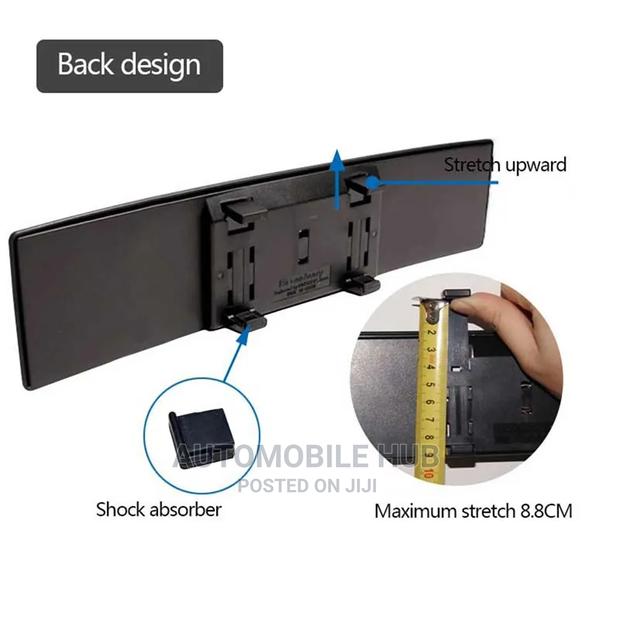 Generic Rectangle Rear View Mirror - thumbnail 2