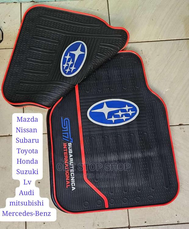 All Car Model Branded Rubber 5pcs Car Mats