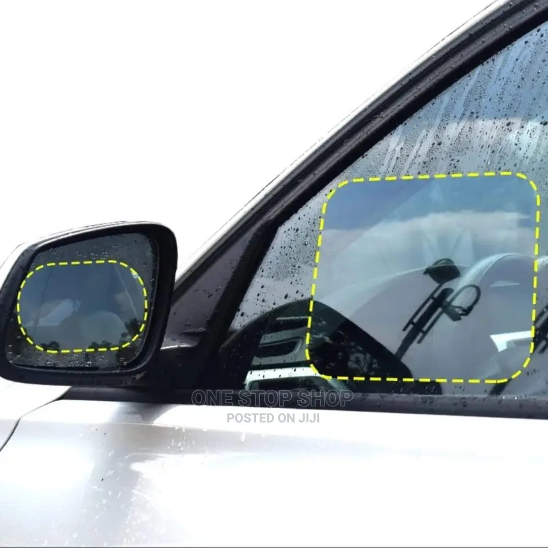 Oval Shaped Side Mirror Antifog Film (Pair)