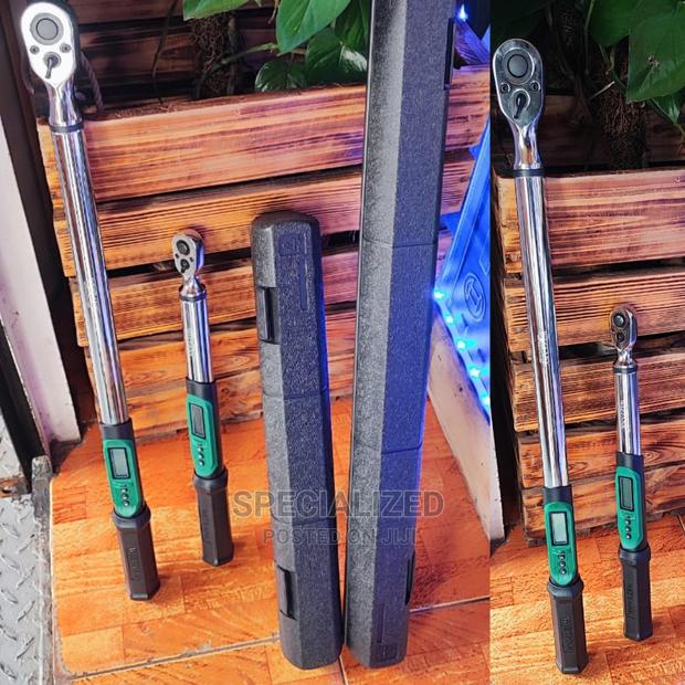 Digital Adjustable Preset Torque Wrench Newton Metre 1/2 Inch Head