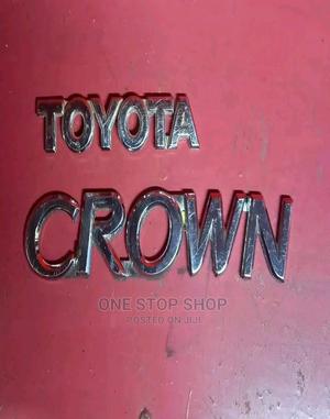 TOYOTA or CROWN Chrome Badges - thumbnail 2
