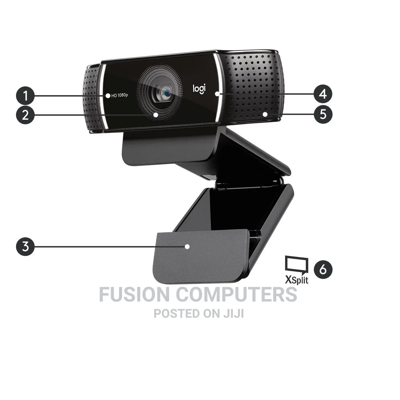 Logitech C922 HD Webcam - 1080p FHD With Stand