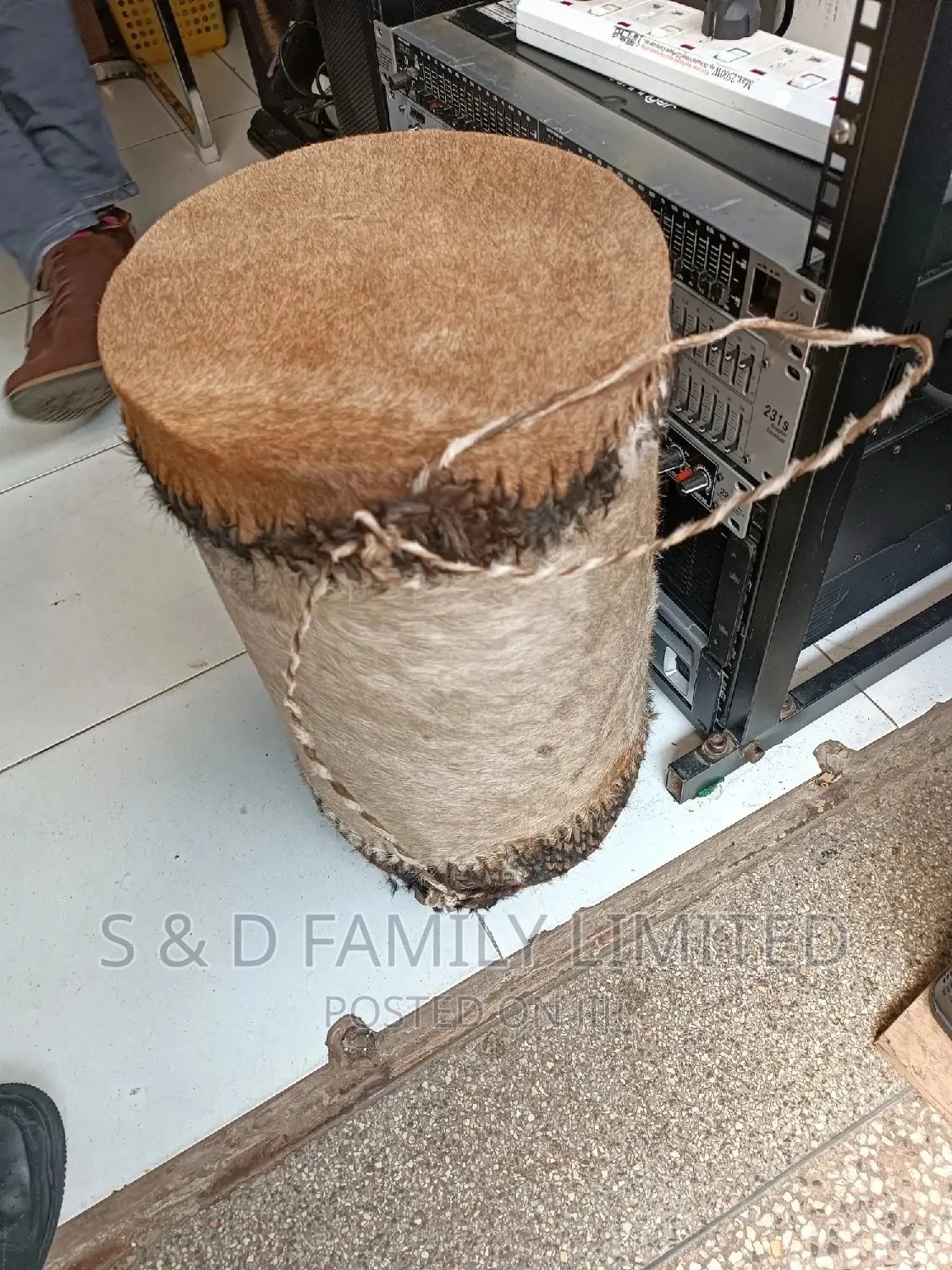African Wooden Drum