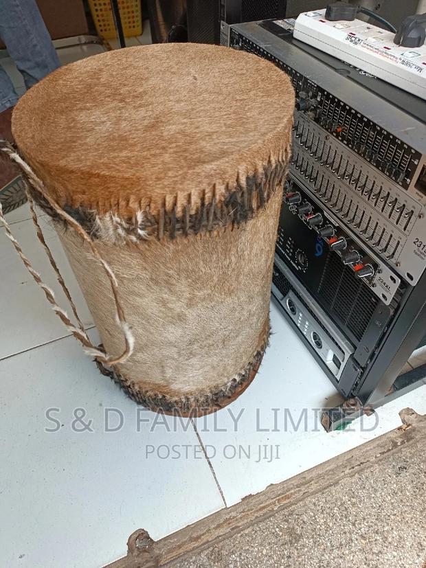African Wooden Drum - thumbnail 3