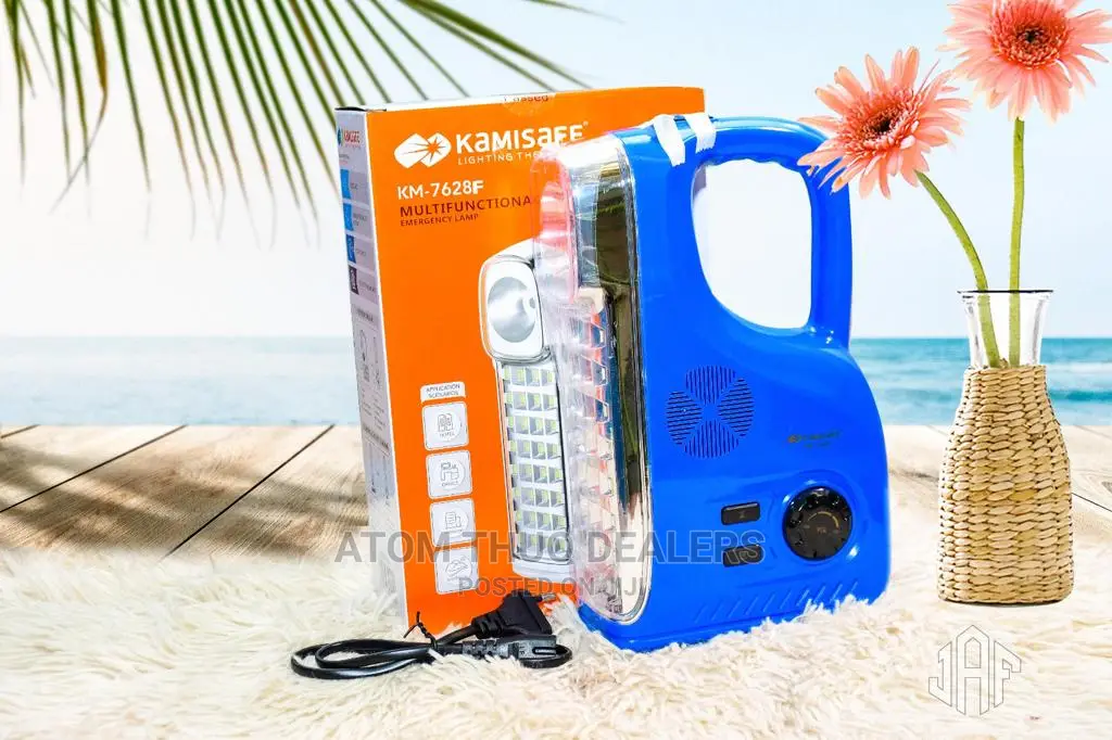 KM-7628F Rechargeable Lamp With Radio 