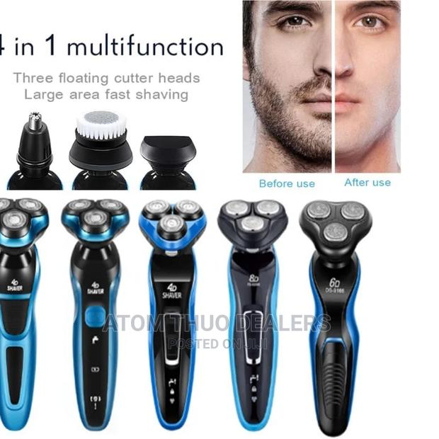 Multifunctional 4 in One Men Hair Trimmer Cordless Electric