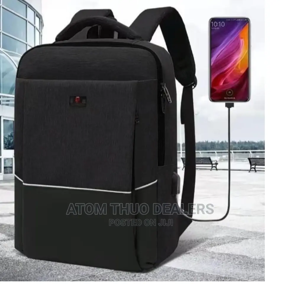 USB Bag With Charger Port, Backpack Laptop, Notebook