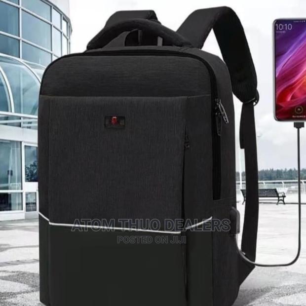 USB Bag With Charger Port, Backpack Laptop, Notebook - thumbnail 3