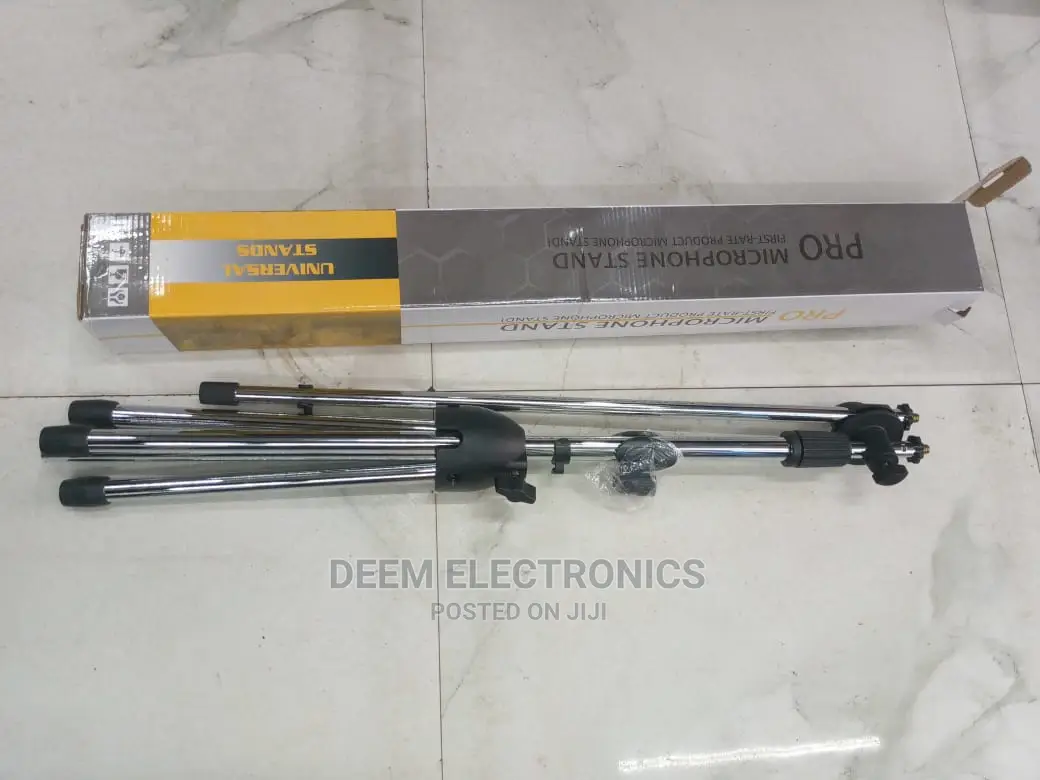 Microphone Stand - Silver