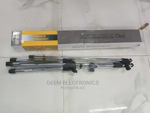 Microphone Stand - Silver