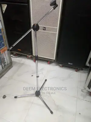 Microphone Stand - Silver